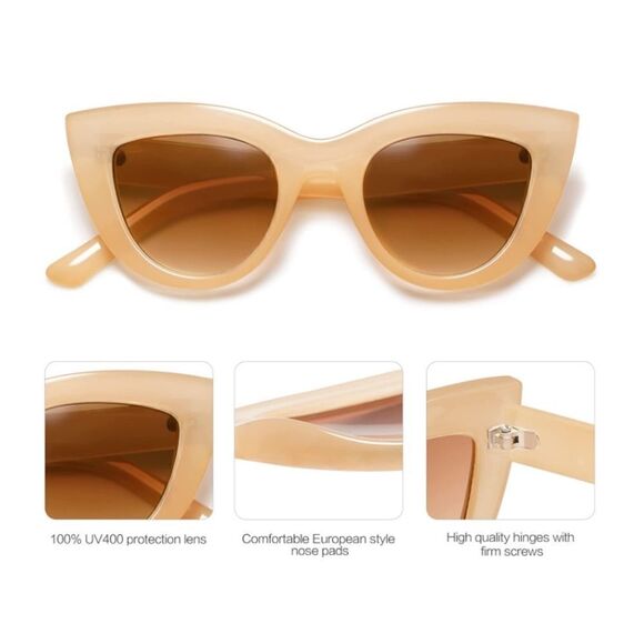 Large Cat Eye Sunglasses  - Picture 3 of 3